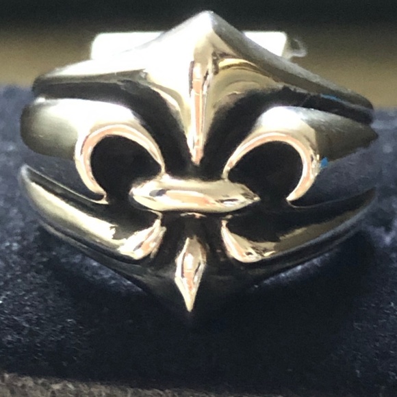 King Baby Studio Jewelry - KING BABY STUDIO Sterling Silver FLEUR DE LIS Ring